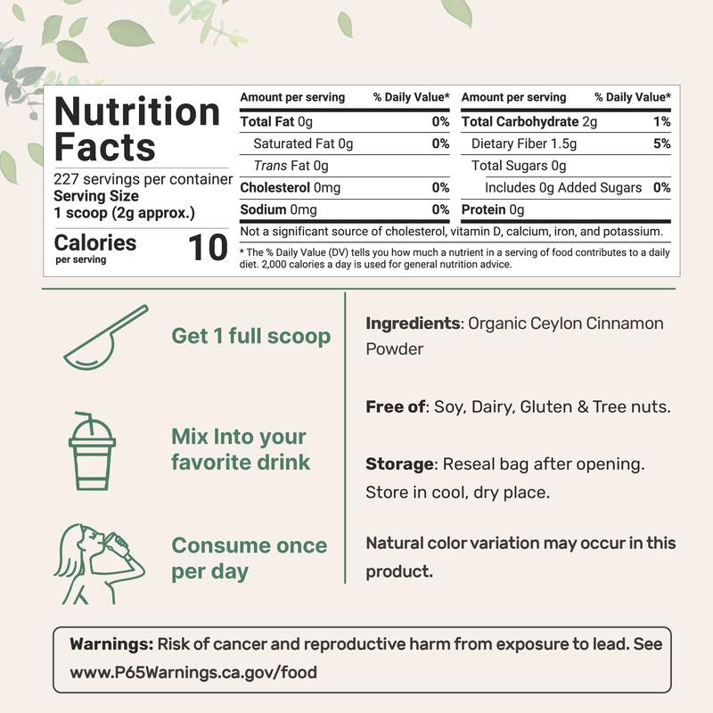 Organic Ceylon Cinnamon Powder