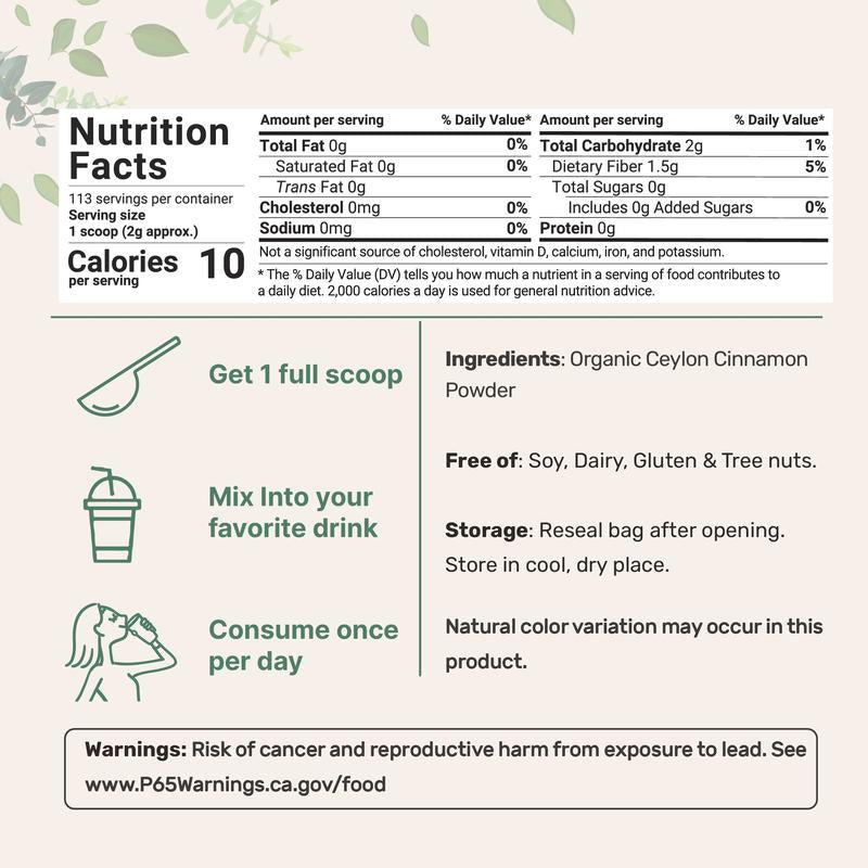 Organic Ceylon Cinnamon Powder